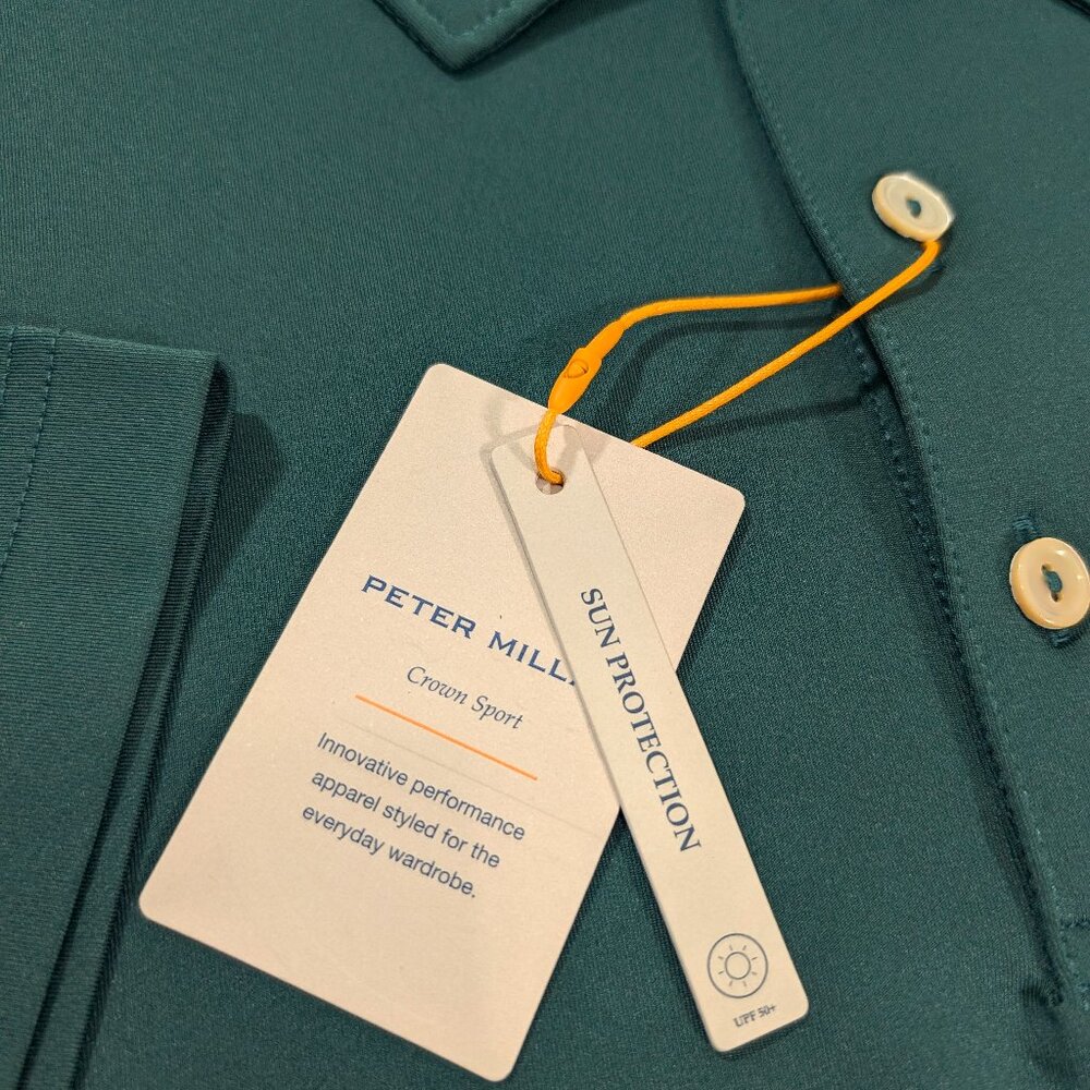 Peter Millar Oleander Solid Performance Jersey Po… - image 5